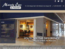 Tablet Screenshot of mainelyeyes.com